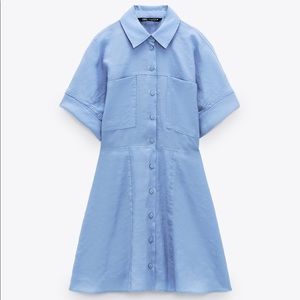 Zara short shirt dress